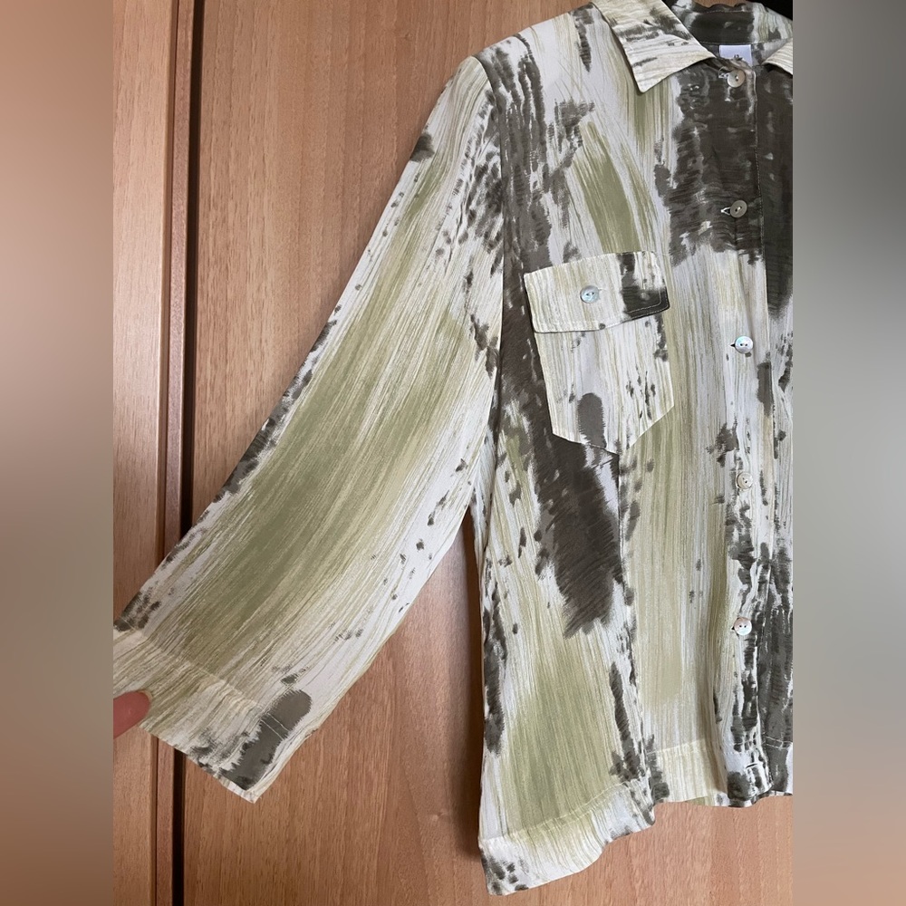 Duo - button down blouse - medium - Picture 10 of 10